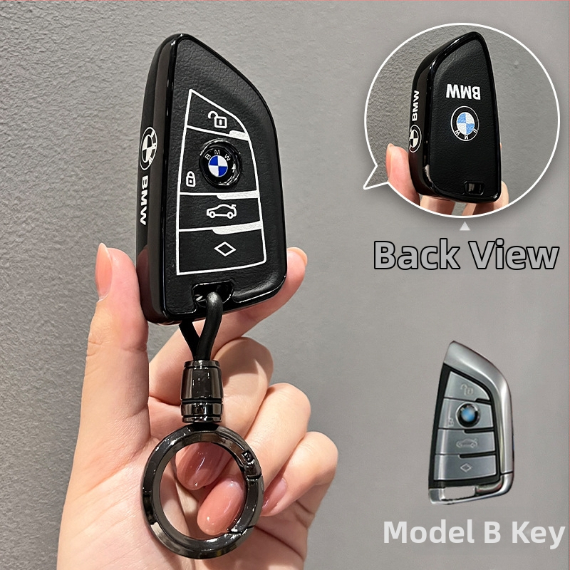 BMW TPU obal na kľúč, jednoduchý štýl, kompatibilný s radami 1/2/3/5 a X1/X3/X5, i3