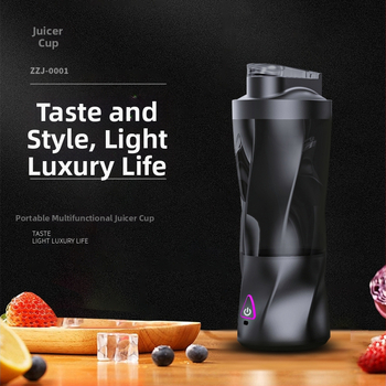 Prenosný džúsový pohár, 12V mixér, 360W, 401–600 ml, Päť alebo viac čepele, Vstavaná nabíjateľná batéria