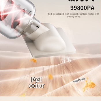 Φορητός ασύρματος χειρολαβικός σκουπιστήρας για γάτες, αναρρόφηση 20000 Pa, ισχύς 90 W, επαναφορτιζόμενο, πλενόμενος κάδος σκόνης