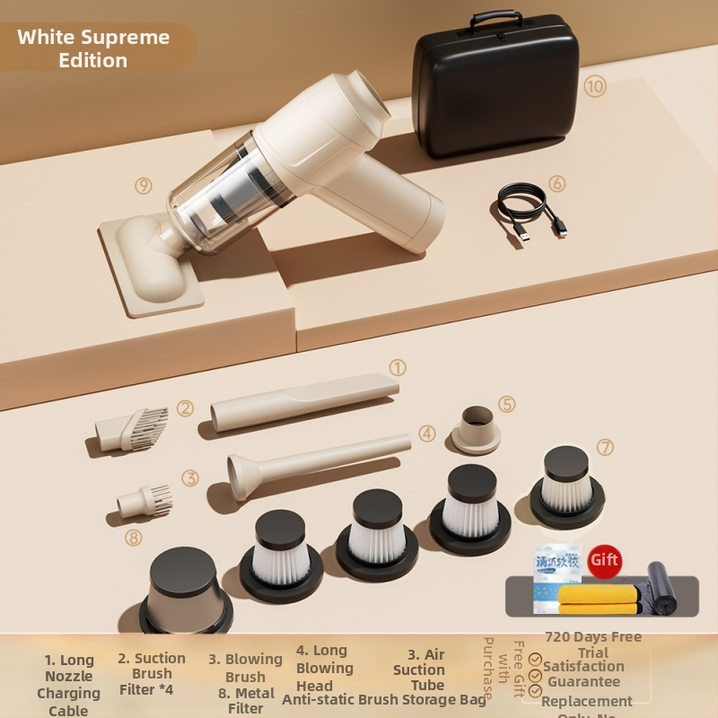 Φορητός ασύρματος χειρολαβικός σκουπιστήρας για γάτες, αναρρόφηση 20000 Pa, ισχύς 90 W, επαναφορτιζόμενο, πλενόμενος κάδος σκόνης