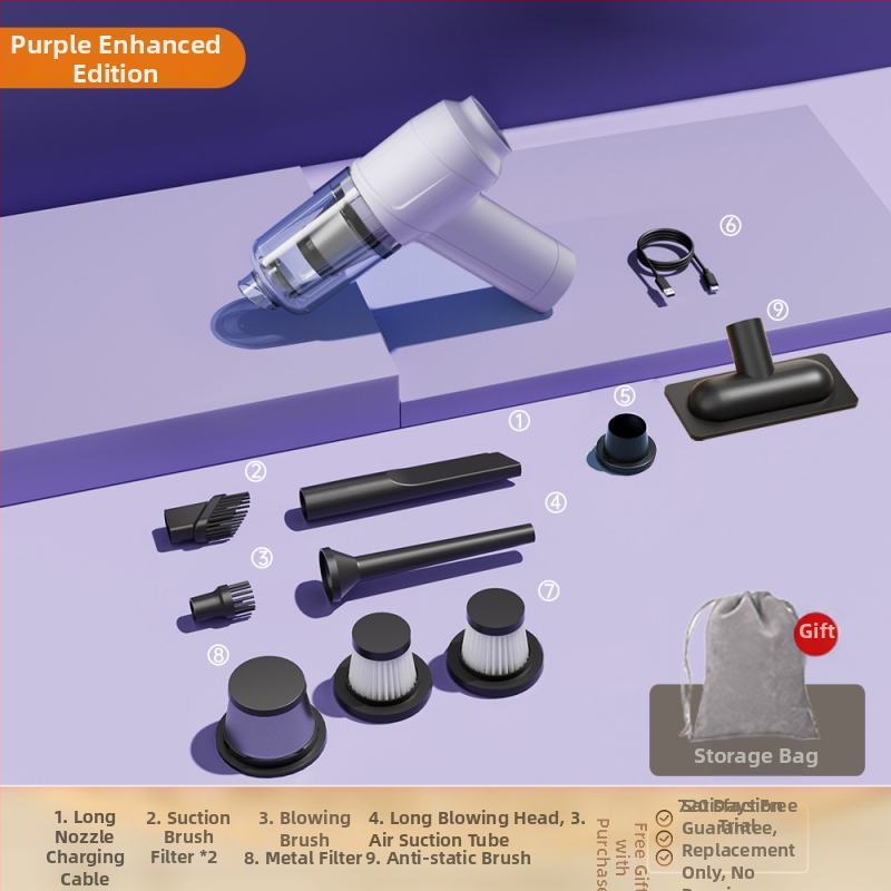 Φορητός ασύρματος χειρολαβικός σκουπιστήρας για γάτες, αναρρόφηση 20000 Pa, ισχύς 90 W, επαναφορτιζόμενο, πλενόμενος κάδος σκόνης