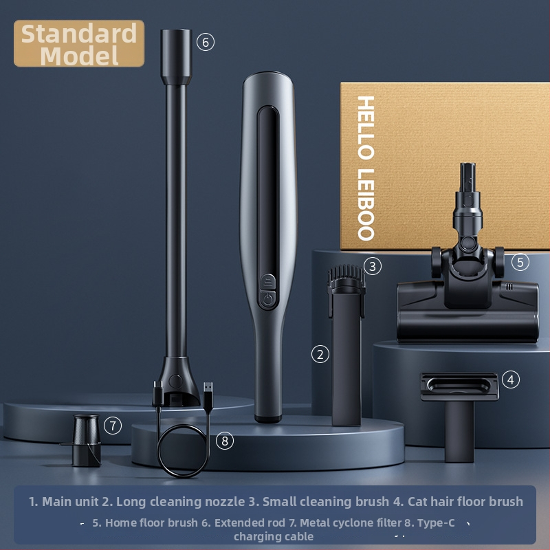 Φορητός ασύρματος χειρολαβικός σκουπιστήρας για γάτες, αναρρόφηση 20000 Pa, ισχύς 90 W, επαναφορτιζόμενο, πλενόμενος κάδος σκόνης