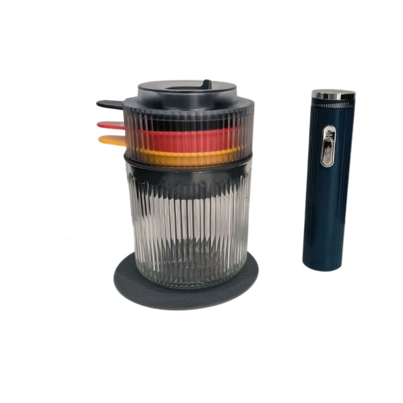 Višenamjenska kuhinjska mašina za cijeđenje, miješanje i kuhanje, kapacitet 500 ml, ≤36 V, do 10 000 rpm, 2 oštrice, kontrola gumbom