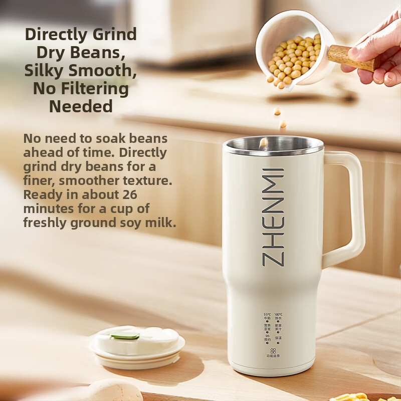 Zhenmi ZMPB-307 Stroj na sójové mlieko, 0.5L, Nerezové telo, 300W, 220V