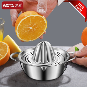 Ručni cediljak za limun od nehrđajućeg čelika, prenosiv i višefunkcionalan, dostupna privatna etiketa