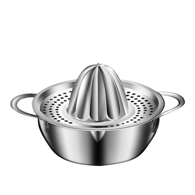 Ručni cediljak za limun od nehrđajućeg čelika, prenosiv i višefunkcionalan, dostupna privatna etiketa