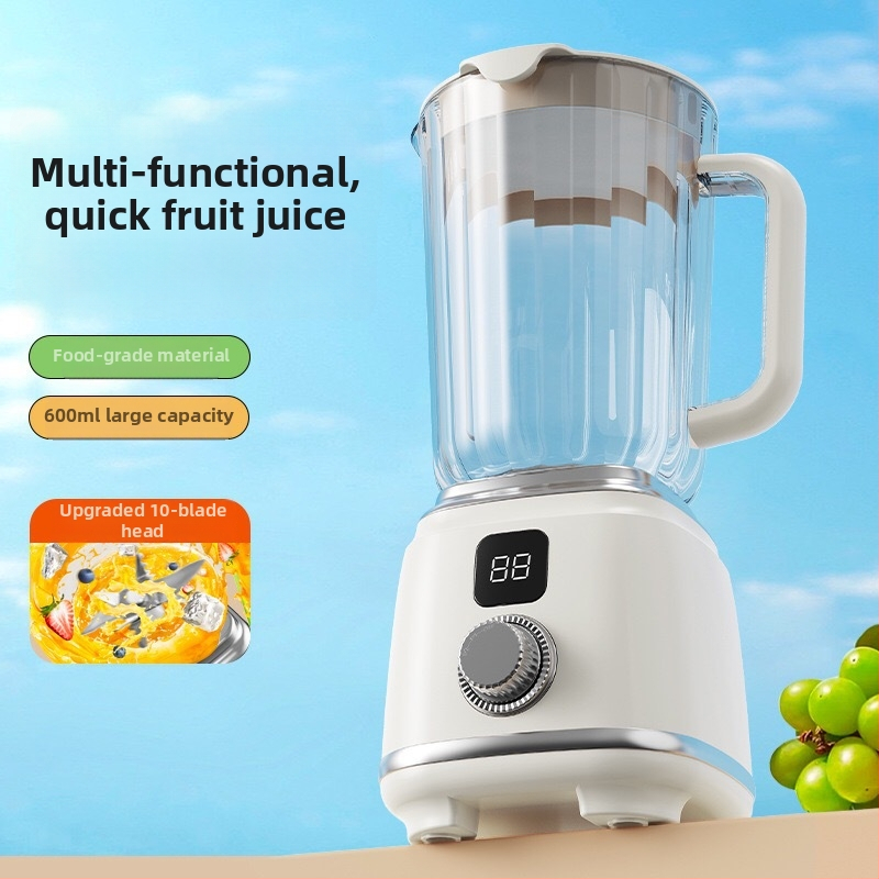 Domácí odšťavovač, plně automatický, přenosný, až 12 000 rpm, 150 W, kapacita 401–600 ml, 5+ nožov, vnútorná nádoba z borosilikátového skla
