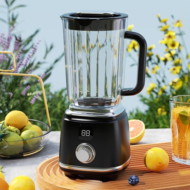 Kućni sokovnik, potpuno automatiziran, prijenosni, do 12 000 rpm, 150 W, kapacitet 401–600 ml, 5+ oštrica, posuda od borosilikatnog stakla