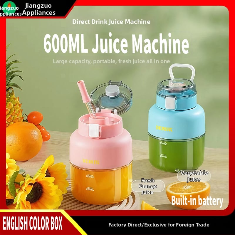 Prijenosni sokovnik za voće i povrće, 400 ml kapacitet, 15 W, 12 000 rpm, ugrađena baterija