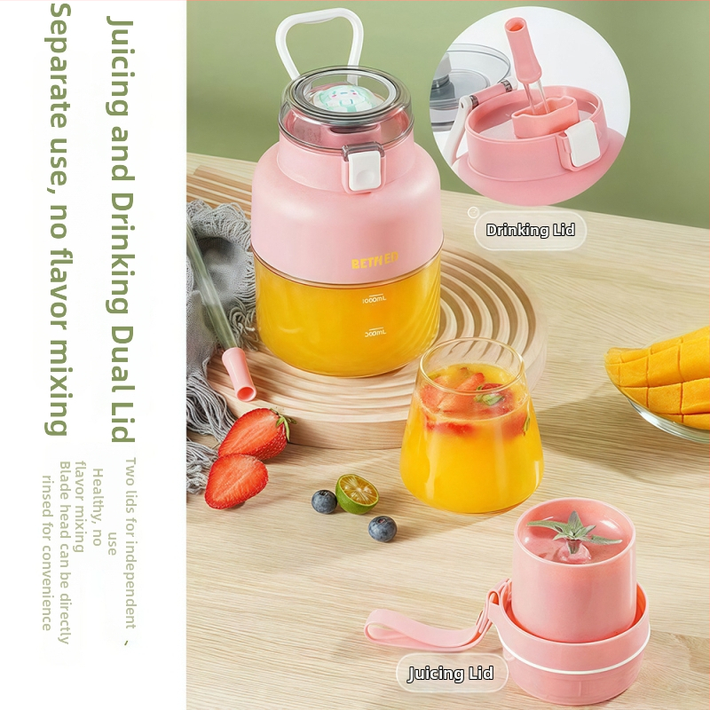 Prijenosni sokovnik za voće i povrće, 400 ml kapacitet, 15 W, 12 000 rpm, ugrađena baterija