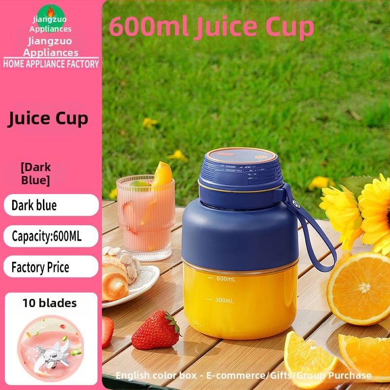 Prijenosni sokovnik za voće i povrće, 400 ml kapacitet, 15 W, 12 000 rpm, ugrađena baterija