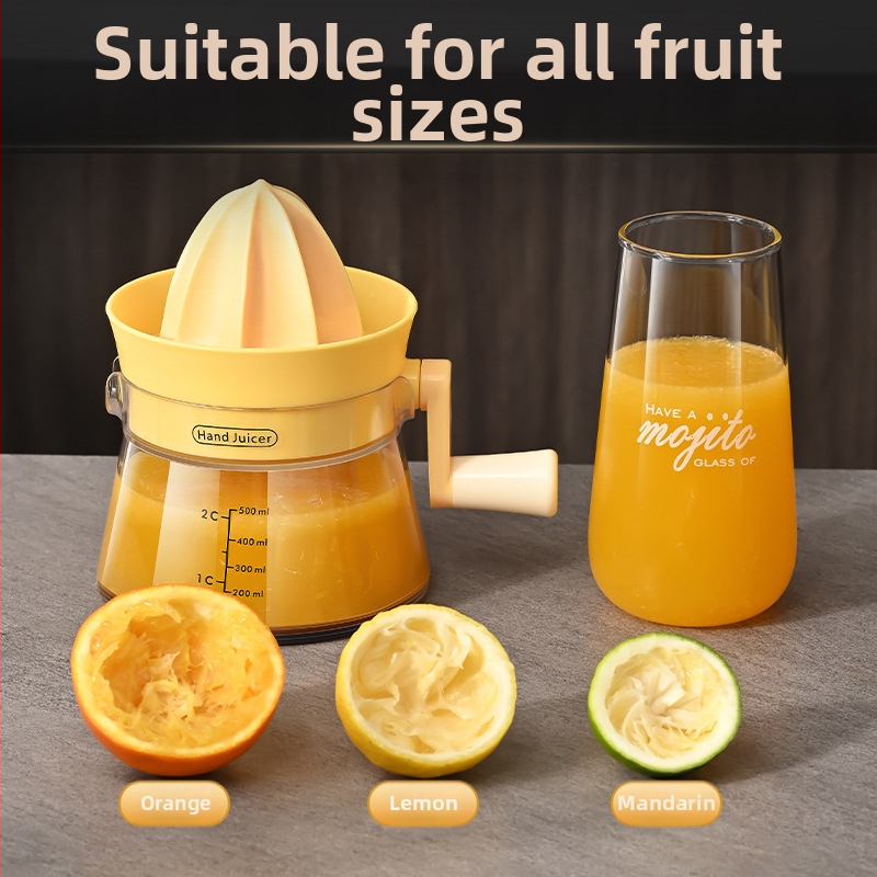 Ručni cijeđivač limuna i naranče – De Platinum, Višefunkcijski, PP+AS, Moderan minimalistički stil