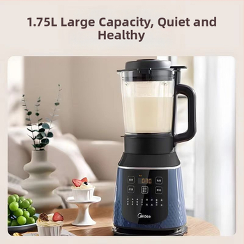 Midea MJ-PB40F254F Mixér s technológiou prerazenia steny, 1.75 L, dotykové ovládanie, 2–3 porcie, Funkcie: nutričné doplnky, prednastavený časovač, mletie prášku, rýchle uvoľnenie pulp