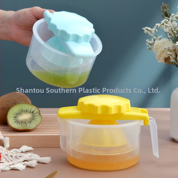 Ručni sokić od PP plastike za naranče i limune, s odjeljivačem pulpe – uštedu napora, lagan