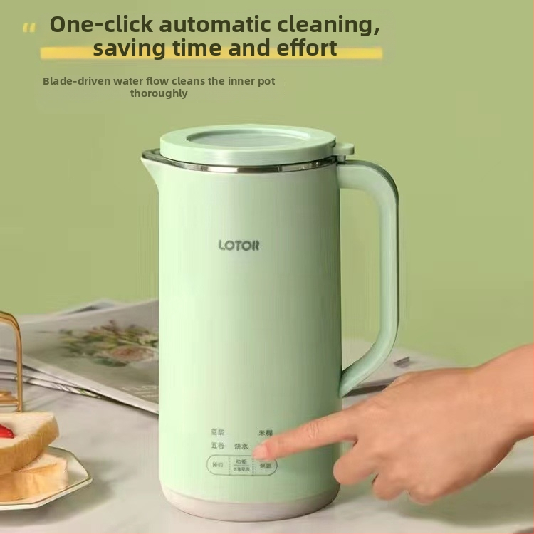 Domácka šójová mliekárska jednotka Little Raccoon DJJ pre domáce použitie, 220V, kapacita do 10 l, pre 2–3 osoby, funkcia prednastavenia, energetická trieda 1