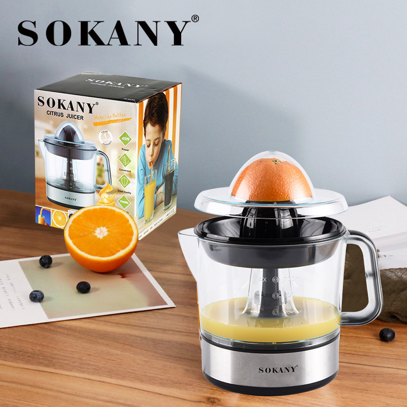 Sokovnik s vertikalnim vijčanim osovinom, 18000 rpm, 220V, kružni otvor za hranjenje, 601–800 ml po korištenju