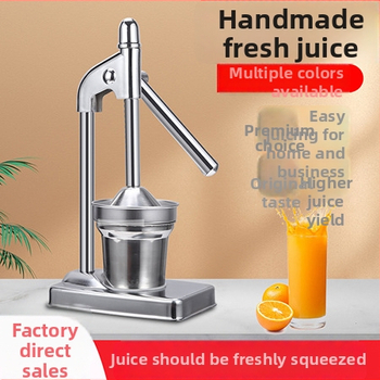 Ručni sokovnik; 304 nehrđajući čelik + aluminijska legura; bez električne energije; moderni minimalistički dizajn