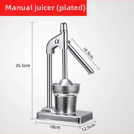 Ručni sokovnik; 304 nehrđajući čelik + aluminijska legura; bez električne energije; moderni minimalistički dizajn