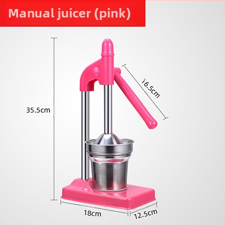 Ručni sokovnik; 304 nehrđajući čelik + aluminijska legura; bez električne energije; moderni minimalistički dizajn