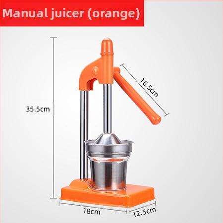 Ručni sokovnik; 304 nehrđajući čelik + aluminijska legura; bez električne energije; moderni minimalistički dizajn