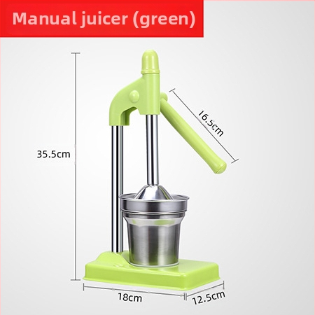 Ručni sokovnik; 304 nehrđajući čelik + aluminijska legura; bez električne energije; moderni minimalistički dizajn