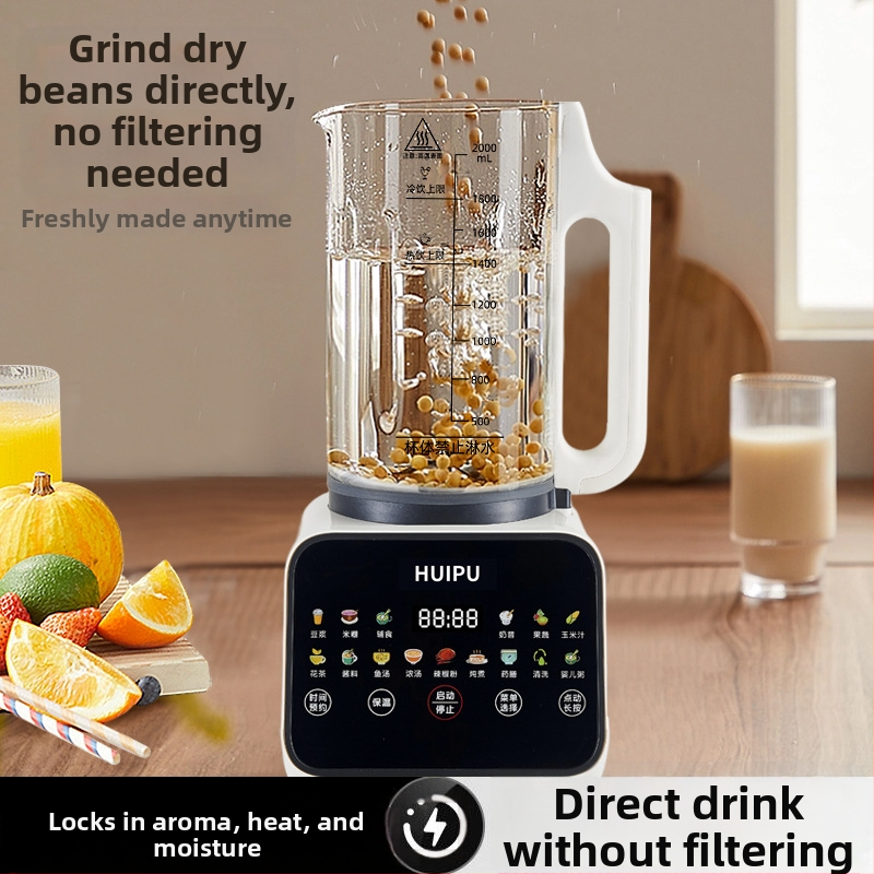 Vysokorýchlostný mixér, objem 1,2 l, dotykové ovládanie, automatické fungovanie, ohrev a sterilizácia