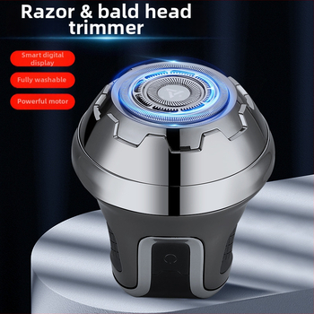 Električni podrezivač za golu glavu s rotacijskom oštricom od nehrđajućeg čelika, ugrađena baterija 500-800 mAh, trajanje 3-6 sati, način punjenja, čišćenje cijelog tijela