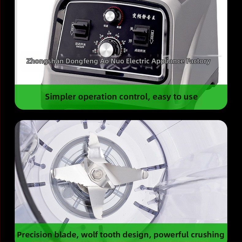 Komerčná mliekareň na sójové mlieko, 2600W, 5L, mletie bez sitka, 220V, ovládanie tlačidlom