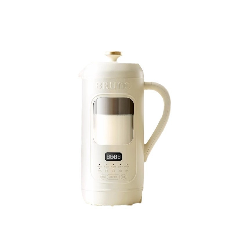BRUNO μηχανή γάλακτος σόγιας οικιακή χρήση, αυτόματη μίνι, χαμηλός θόρυβος, χωρητικότητα 0.9–1.2 L, ισχύς 1000W, τάση 220V, αυτόματος καθαρισμός DJ05