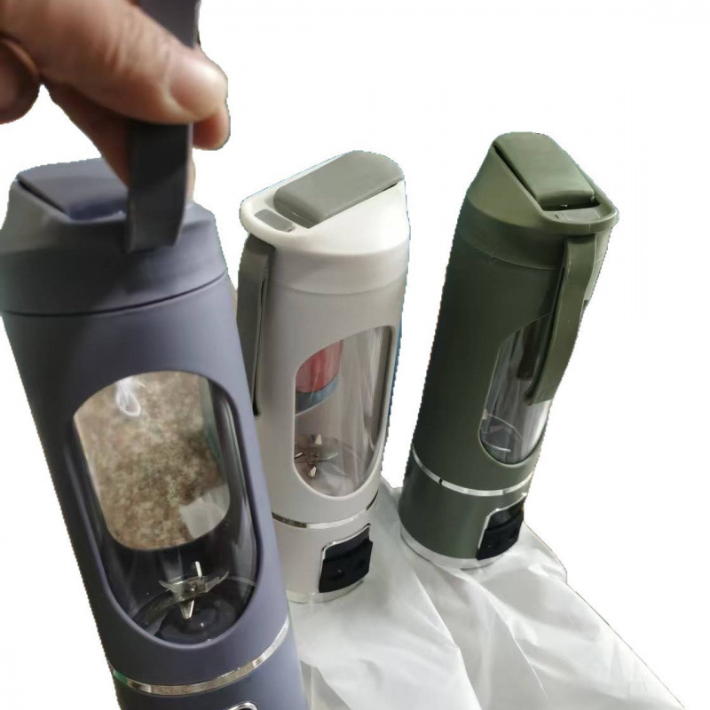 Automatska čaša za sok za kućnu upotrebu, prijenosni USB punjivi sokovnik, velika kapaciteta 401–600 ml, 12-stupanjova oštrica, ugrađena baterija koja se puni