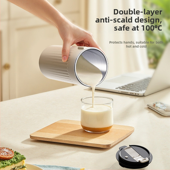 Prenosný výrobca sójového mlieka pre 1–2 osoby | mletie bez sitka, nerezové telo, objem 0,35 l, automatické čistenie, ohrev na báze