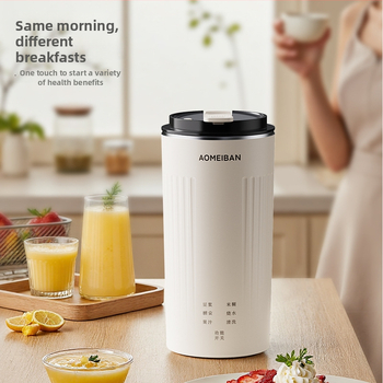 Prenosný výrobca sójového mlieka pre 1–2 osoby | mletie bez sitka, nerezové telo, objem 0,35 l, automatické čistenie, ohrev na báze