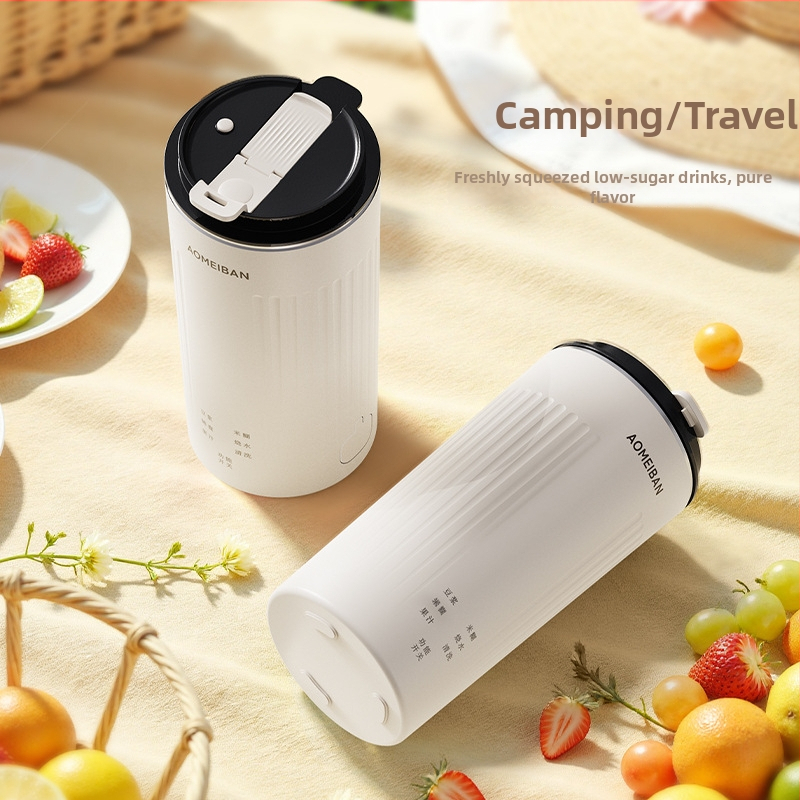 Prenosný výrobca sójového mlieka pre 1–2 osoby | mletie bez sitka, nerezové telo, objem 0,35 l, automatické čistenie, ohrev na báze