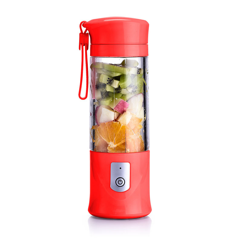 Prijenosni višenamjenski sokovnik, kompaktni mini sokovnik za svježe sokove, s ugrađenom baterijom, 180 W, kapacitet 0,6–0,8 L, tijelo od nehrđajućeg čelika, centrifugalno