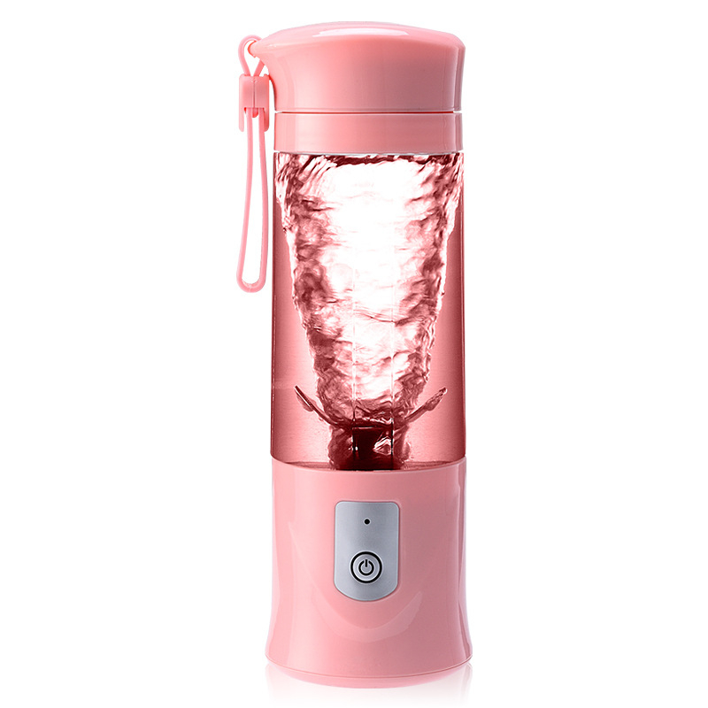 Prijenosni višenamjenski sokovnik, kompaktni mini sokovnik za svježe sokove, s ugrađenom baterijom, 180 W, kapacitet 0,6–0,8 L, tijelo od nehrđajućeg čelika, centrifugalno