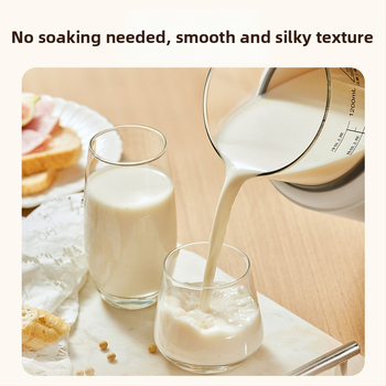 Stroj na sójové mlieko s vykurovaním spodnou doskou, automatické čistenie, 800 W, kapacita nad 1,2 l, vhodný pre 3–5 porci