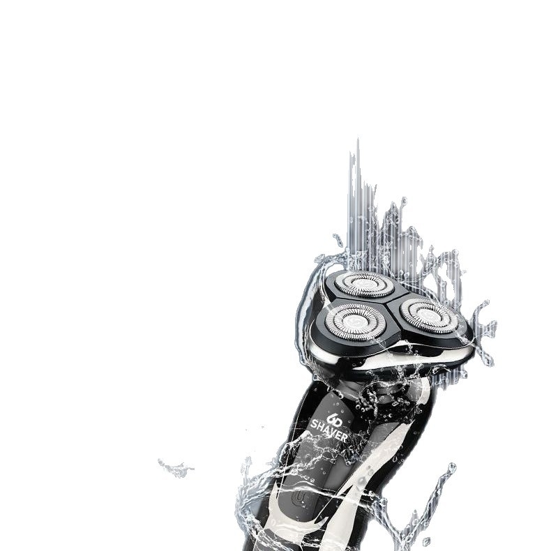 Električni brijač s jednom rotirajućom glavom, USB punjenje, 60+ minuta rada, bez četkastog motora, mokro i suho korištenje