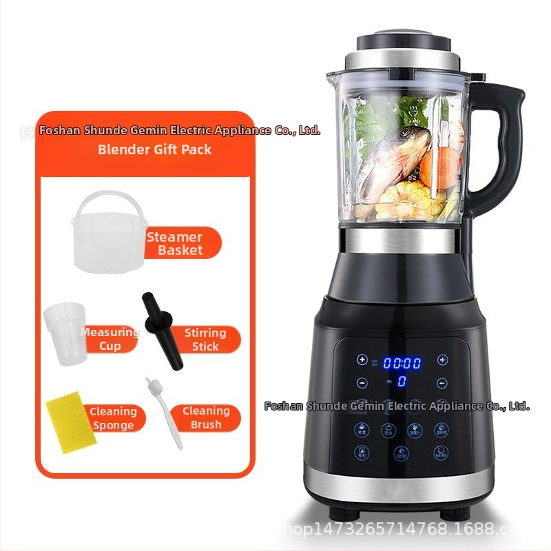 Високоскоростен кухненски блендер с нагряване, мултифункционален, автоматично смилане на месо и приготвяне на соево мляко; капацитет >1.2 л; възможност за частно етикетиране