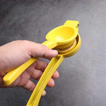 Storcător manual din aliaj de aluminiu, 2 în 1, compact pentru citrice, multifuncțional