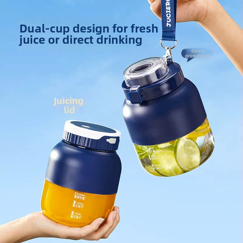 Prenosni bežični sokovnik velike kapacitete za drobljenje leda, kompaktni električni juicer s punjivom baterijom