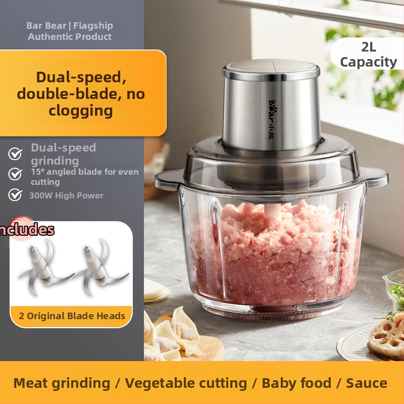 Bear mlynček na mäso QSJ-L03H1 — 220V, 300W, 50Hz