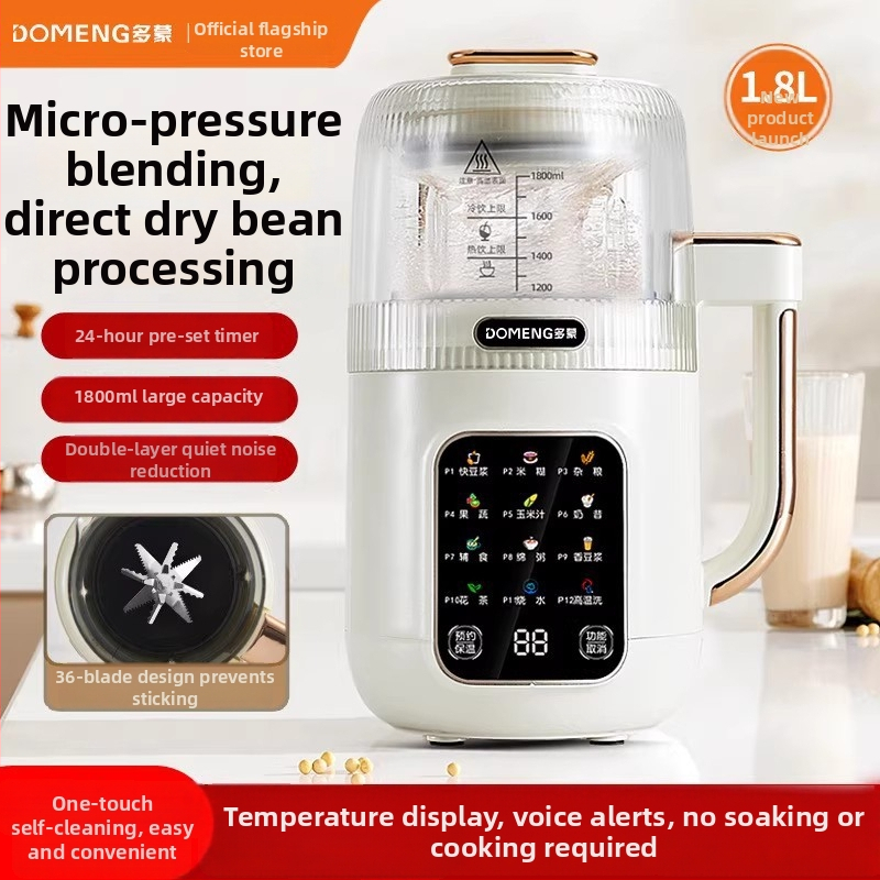 Domeng DMD5 stroj na sójové mlieko - plne automatický, bez varenia, objem 1,8 L, 710 W, 220 V