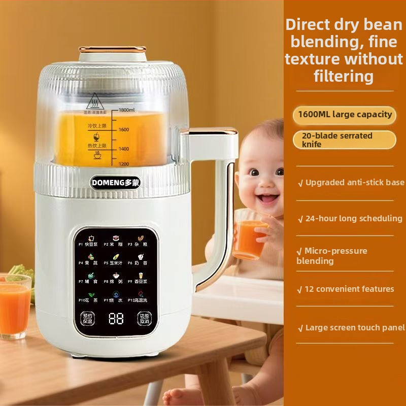 Domeng DMD5 stroj na sójové mlieko - plne automatický, bez varenia, objem 1,8 L, 710 W, 220 V