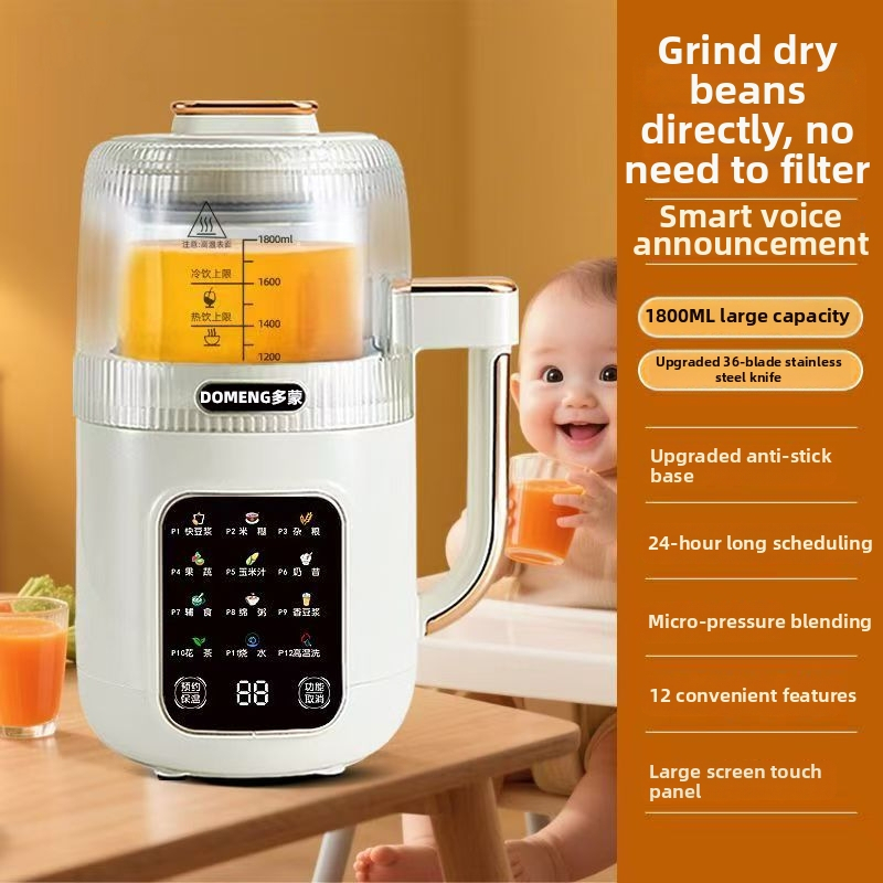 Domeng DMD5 stroj na sójové mlieko - plne automatický, bez varenia, objem 1,8 L, 710 W, 220 V