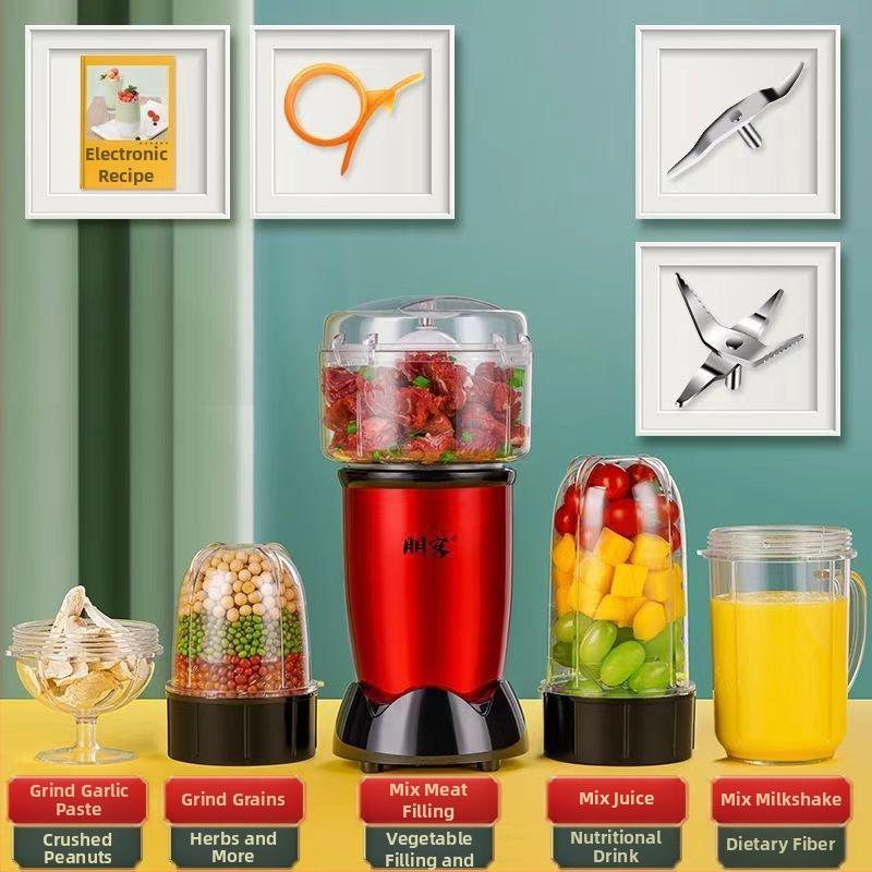 Kućni sokovnik, potpuno automatski, kompaktni prijenosni dizajn; 180W, 20000–22000 rpm, silikon unutarnja posuda, kapacitet 801–1000 ml, konični otvor za punjenje