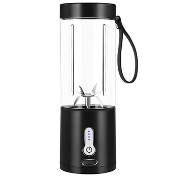 Prijenosna USB-punjiva odšťevivač u šalici — 150 W, brzina 20 001–22 000 rpm, kapacitet 401–600 ml, 5+ oštrica, tijelo od PC materijala za hranu