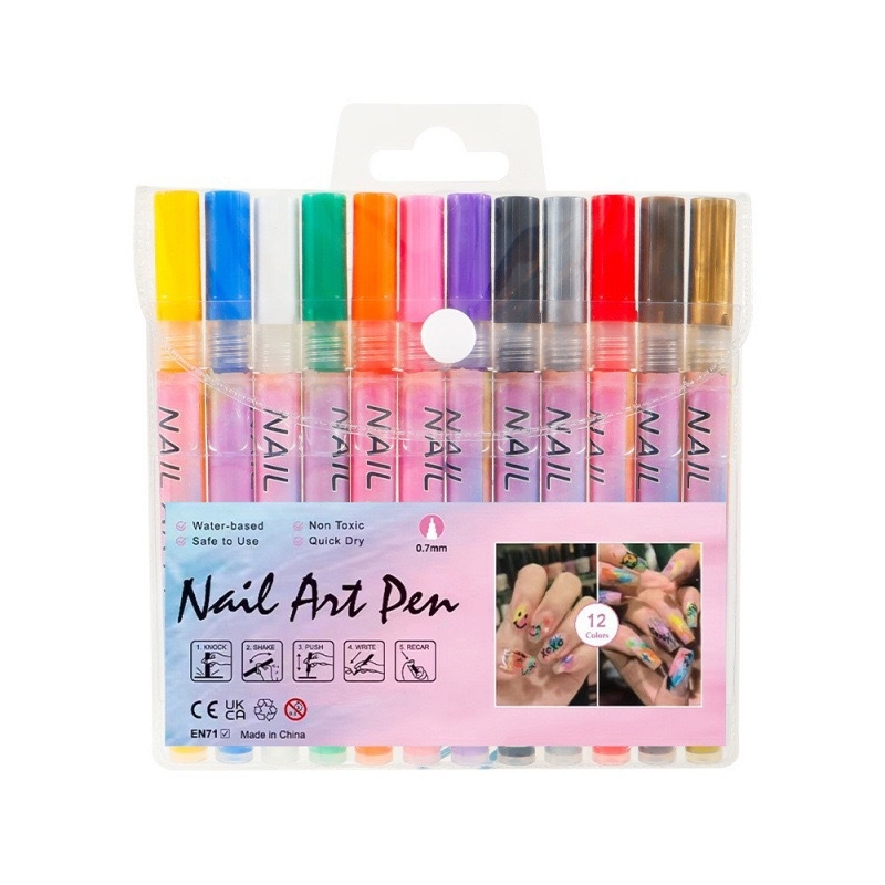 Marker za umjetničko ukrašavanje noktiju – DIY brzosušeći marker za konture cvijeća (Značka: Other; Šifra proizvoda: 5500; Pakiranje: Basic packaging)