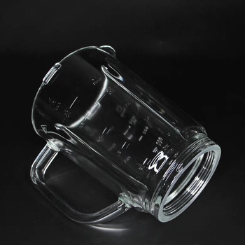 Blue Weidi Стъклена чаша за блендер от боросиликат, модел 1750ml; функции: хранителни добавки, смилане за разрушаване на клетъчните стени, бързо пюриране