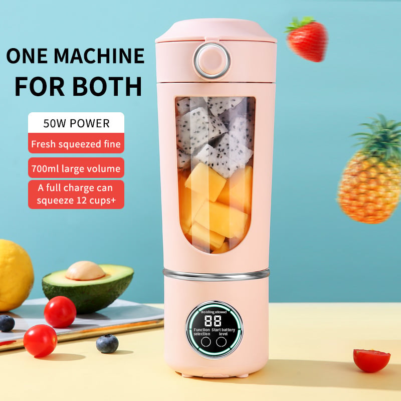 Prijenosna čaša za sokove – kompaktan višenamjenski punjivi sokovnik s ugrađenom baterijom, 150 W, kapacitet 601–800 ml, drobljenje leda.