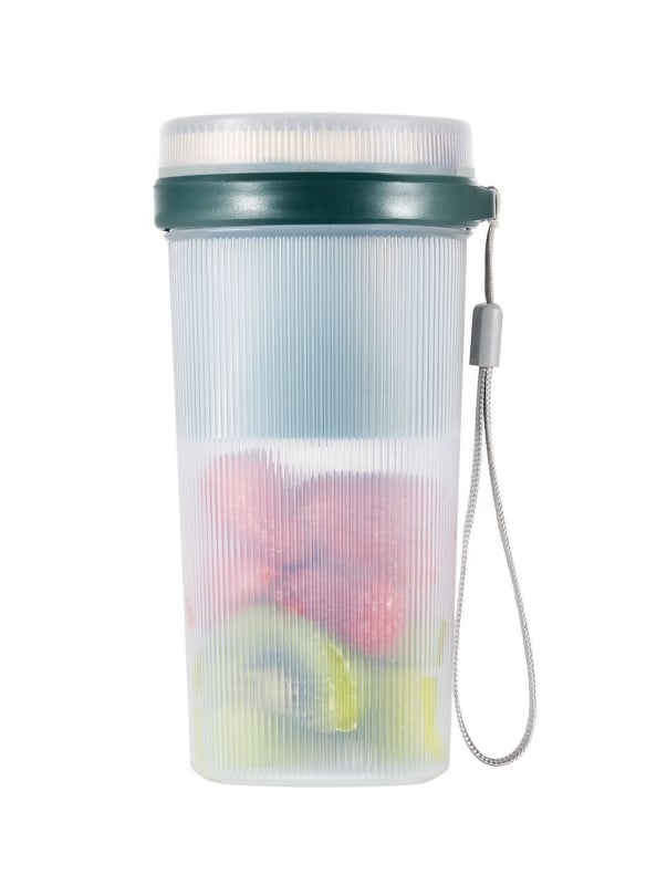 Storcător de suc portabil, cu curățare automată, 18000 rpm, 5+ lame, capacitate 400 ml, baterie încorporată, 200 W